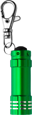 Branded Promotional SMALL METAL POCKET TORCH in Silver Torch From Concept Incentives.
