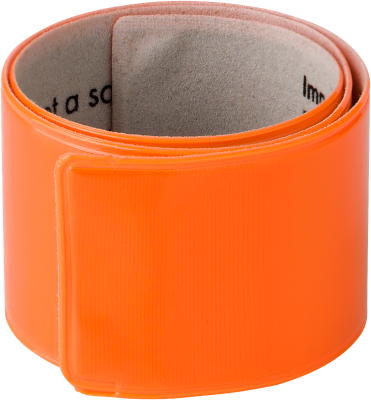 Branded Promotional REFLECTIVE PLASTIC SNAP ARM BAND in Neon Yellow Wrist Band from Concept Incentives