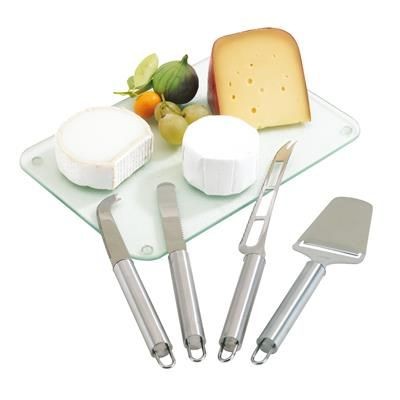 Branded Promotional CHEESE KNIFE CUTLERY SET Cheese Set From Concept Incentives.