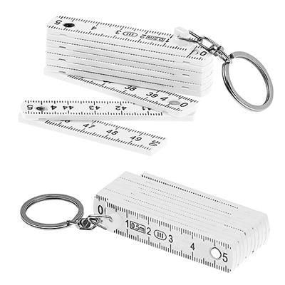 Branded Promotional SMALL PLASTIC FOLDING RULER Ruler From Concept Incentives.