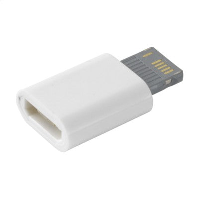 Branded Promotional IOS CONNECTOR IPHONE CONNECTOR in White Cable From Concept Incentives.