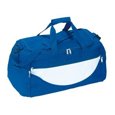 Branded Promotional SPORTS BAG CHAMP in Royal Blue & White Bag From Concept Incentives.