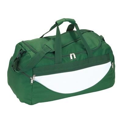 Branded Promotional SPORTS BAG CHAMP in Green & White Bag From Concept Incentives.
