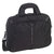 Branded Promotional SILVER RAY REPORTER LAPTOP BAG in Black Bag From Concept Incentives.