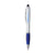 Branded Promotional ATHOSCOLOUR LIGHT-UP TOUCH PEN in Dark Blue Pen From Concept Incentives.