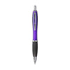 Branded Promotional ATHOS BLACKGRIP PEN in Purple Pen From Concept Incentives.