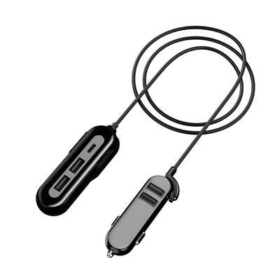Branded Promotional SMART 5 CAR CHARGER TYPE-C Charger From Concept Incentives.