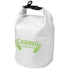 Branded Promotional SURVIVOR 5 LITRE WATERPROOF ROLL-DOWN BAG in White Solid Bag From Concept Incentives.