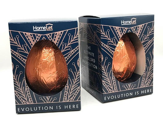 Branded Promotional 100G CHOCOLATE EASTER EGG in Presentation Box Chocolate From Concept Incentives.