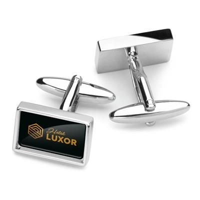 Branded Promotional RECTANGULAR CUFF LINKS Cuff Links From Concept Incentives.