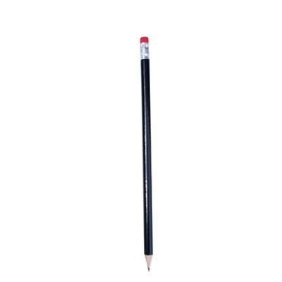 Branded Promotional SPECTRUM PENCIL in Black Pencil From Concept Incentives.