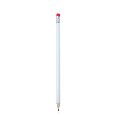 Branded Promotional SPECTRUM PENCIL in White Pencil From Concept Incentives.