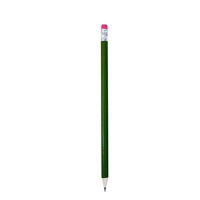 Branded Promotional SPECTRUM PENCIL in Green Pencil From Concept Incentives.