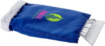 Branded Promotional COLT ICE SCRAPER GLOVE in Red Ice Scraper From Concept Incentives.