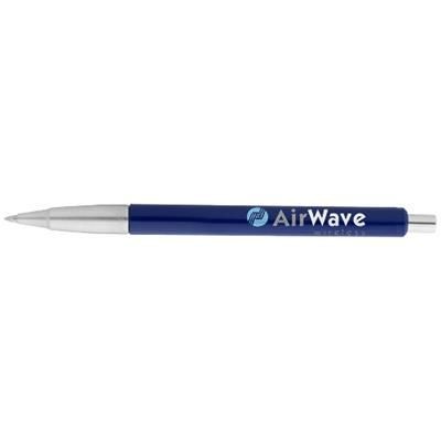 Branded Promotional VECTOR BALL PEN in Blue-silver Pen From Concept Incentives.