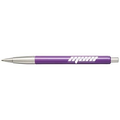 Branded Promotional VECTOR BALL PEN in Purple-silver Pen From Concept Incentives.