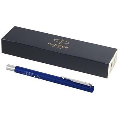 Branded Promotional VECTOR ROLLERBALL PEN in Blue Pen From Concept Incentives.