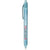 Branded Promotional VANCOUVER RECYCLED PET BALL PEN in Clear Transparent Blue Pen From Concept Incentives.