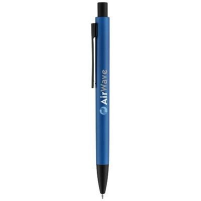 Branded Promotional ARDEA ALUMINIUM METAL BALL PEN in Blue Pen From Concept Incentives.