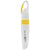 Branded Promotional PICASSO HIGHLIGHTER with Carabiner in White Solid-yellow Highlighter Pen From Concept Incentives.