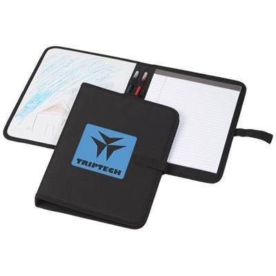 Branded Promotional VEELA A4 PORTFOLIO in Blue Conference Folder from Concept Incentives