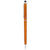 Branded Promotional VALERIA ABS BALL PEN with Stylus in Orange Pen From Concept Incentives.
