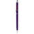 Branded Promotional VALERIA ABS BALL PEN with Stylus in Purple Pen From Concept Incentives.
