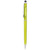 Branded Promotional VALERIA ABS BALL PEN with Stylus in Lime Pen From Concept Incentives.