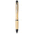 Branded Promotional NASH BAMBOO BALL PEN in Natural-black Solid  From Concept Incentives.