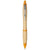 Branded Promotional NASH BAMBOO BALL PEN in Natural-orange  From Concept Incentives.
