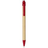 Branded Promotional BERK RECYCLED CARTON AND CORN PLASTIC BALL PEN in Red Pen From Concept Incentives.