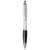 Branded Promotional NASH PET WHITE SOLID BARREL BALL PEN in Black Solid  From Concept Incentives.