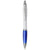 Branded Promotional NASH PET WHITE SOLID BARREL BALL PEN in Royal Blue  From Concept Incentives.