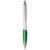 Branded Promotional NASH PET WHITE SOLID BARREL BALL PEN in Green  From Concept Incentives.