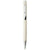 Branded Promotional TUAL WHEAT STRAW CLICK ACTION BALL PEN in Cream  From Concept Incentives.