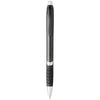 Branded Promotional TURBO BALL PEN with Rubber Grip in Black Solid  From Concept Incentives.