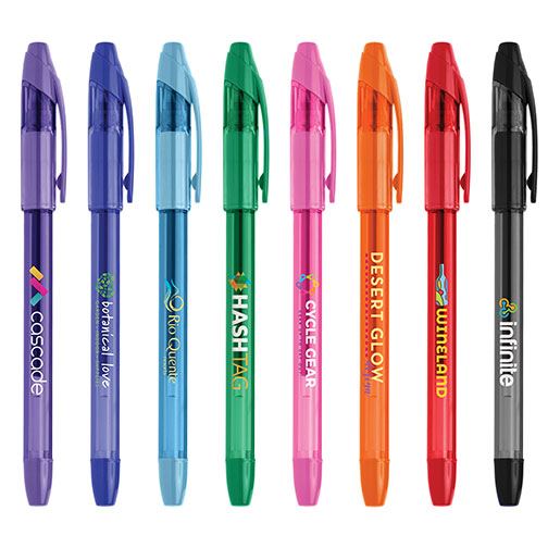 Branded Promotional Spectrum Gel Pen Pen From Concept Incentives.