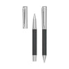 Branded Promotional ADORNO WRITING SET in Black - Silver Writing Set From Concept Incentives.