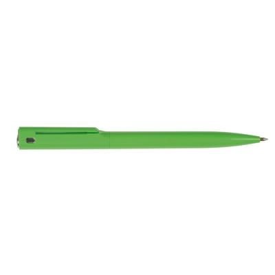 Branded Promotional VERMONT BALL PEN in Green-Silver Pen From Concept Incentives.