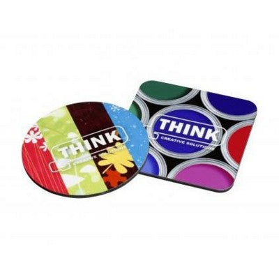 Branded Promotional SUBLIWOOD COASTER Coaster From Concept Incentives.