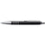 Branded Promotional TIMELESS ALUMINIUM METAL SILVER METAL DROP ACTION BALL PEN in Black Pen From Concept Incentives.