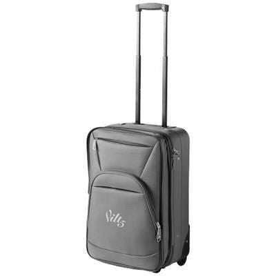 Branded Promotional STRETCH-IT EXPANDABLE CARRY-ON TROLLEY in Grey Bag From Concept Incentives.