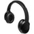 Branded Promotional BLAZE LIGHT-UP LOGO HEADPHONES in Black Solid Technology From Concept Incentives.