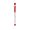 Branded Promotional SIGN POINT REFILLABLE PENCIL in Red & White Pencil From Concept Incentives.