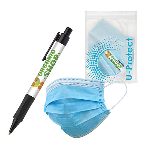 Branded Promotional Basic UProtect® Kit Pen From Concept Incentives.