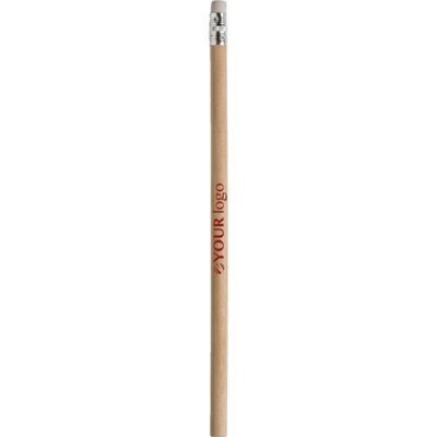 Branded Promotional TOPIC NATURAL WOOD PENCIL Pencil From Concept Incentives.