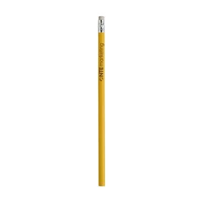 Branded Promotional TOPICVARNISH PENCIL in Yellow Pencil From Concept Incentives.
