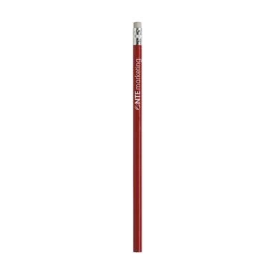 Branded Promotional TOPICVARNISH PENCIL in Red Pencil From Concept Incentives.