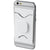 Branded Promotional PURSE MOBILE PHONE HOLDER with Wallet in White Solid Technology From Concept Incentives.