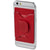 Branded Promotional PURSE MOBILE PHONE HOLDER with Wallet in Red Technology From Concept Incentives.